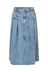 Lollys Laundry skirt Lollys Laundry Isa Midi Skirt Light Blue | Dalston clothing