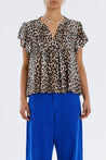Lollys Laundry top Lollys Laundry Isabel Top Leopard  | Dalston clothing
