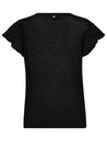 Mos Mosh top Mos Mosh Ganna Pattern V Neck Knit Top Black | Dalston clothing