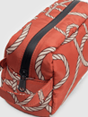 Nice Things Bag intense orange Nice Things Ropes & Knots Print Toiletry Bag