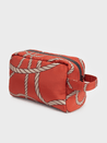 Nice Things Bag intense orange Nice Things Ropes & Knots Print Toiletry Bag