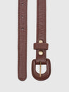 Nice Things Belt shiny brown / sm/med Nice Things Leather Belt Shiny Brown | Dalston clothing