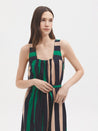 Nice Things dress Nice Things Multistripe Print Tank Dress | Dalston clothing