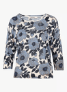 Nice Things Knitwear Nice Things Sweater Camellia Print Ecru | Dalston clothing