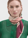 Nice Things Scarf dark ecru Nice Things Lucky Dots Scarf Dark Ecru