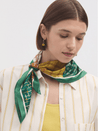 Nice Things Scarf ochre Nice Things Greenery Patch Scarf