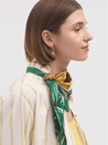 Nice Things Scarf ochre Nice Things Greenery Patch Scarf