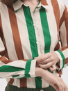 Nice Things shirt Nice Things #93 Shirt Multistripe Print | Dalston clothing