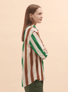 Nice Things shirt Nice Things #93 Shirt Multistripe Print | Dalston clothing
