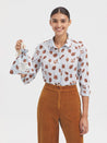 Nice Things shirt Nice Things Basic Shirt #99 Forest Print | Dalston clothing