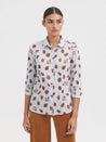 Nice Things shirt Nice Things Basic Shirt #99 Forest Print | Dalston clothing