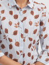 Nice Things shirt Nice Things Basic Shirt #99 Forest Print  | Dalston clothing