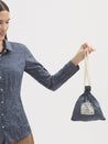 Nice Things shirt Nice Things Basic Shirt #99 Silhouette Horse Print | Dalston clothing