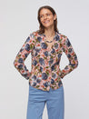 Nice Things shirt Nice Things Blurred Flowers #98 Shirt Med Pink | Dalston clothing