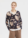 Nice Things top Nice Things Dappled Horse Print Sweater | Dalston clothing