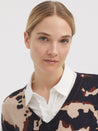 Nice Things top Nice Things Dappled Horse Print Sweater | Dalston clothing
