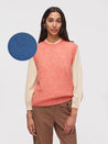 Nice Things top Nice Things Round Neck Vest Cobalt Blue | Dalston clothing