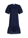 Noa Noa dress Noa Noa Nikita Dotted Cotton Dress Print Blue Multi | Dalston clothing