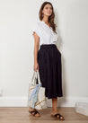 Not specified skirt Dalston Sapphire Skirt Ink Linen