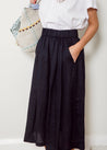 Not specified skirt Dalston Sapphire Skirt Ink Linen