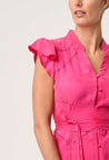 Once Was dress Once Was Athena Flutter Sleeve Dress
