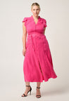 Once Was dress Once Was Athena Flutter Sleeve Dress