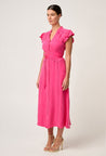 Once Was dress Once Was Athena Flutter Sleeve Dress