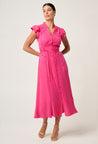 Once Was dress Once Was Athena Flutter Sleeve Dress