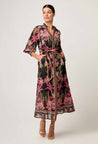 Once Was dress Once Was Carmen Silk Cotton Maxi Dress | Dalston clothing