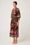 Once Was dress Once Was Carmen Silk Cotton Maxi Dress | Dalston clothing