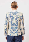 Once Was Jacket Once Was Jolie Volume Sleeve Jacket Del Sol Azure  | Dalston clothing