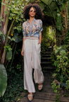 Once Was pant Once Was Zara Linen Viscose  Pant Ivory | Dalston clothing