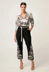 Once Was top Once Was Oleander Cotton Silk Shirred Blouse | Dalston clothing
