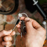 Orbitkey key ring Key Organiser Accessory | Keyring V2 Silver | Dalston clothing
