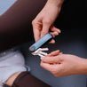 Orbitkey key ring Orbitkey Organiser Hybrid Leather - Lake Blue | Dalston clothing