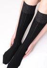 Oroblu Hosiery black / one size Oroblu Jasmine Knee High Socks | Dalston clothing