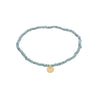 Pilgrim Jewellery Jewellery blue Pilgrim Indie Bracelet Gold Plated Dusky Blue | Dalston clothing