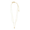 Pilgrim Jewellery Jewellery gold Pilgrim Arlet Necklace 2 in 1 Set Gold Plated | Dalston clothing