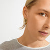 Pilgrim Jewellery Jewellery gold Pilgrim Eve Hoop 2-In-1 Earrings Gold Plated | Dalston clothing