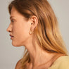 Pilgrim Jewellery Jewellery gold Pilgrim Kiku Recycled Earrings Gold Plated | Dalston clothing