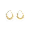 Pilgrim Jewellery Jewellery gold Pilgrim Kiku Recycled Earrings Gold Plated | Dalston clothing