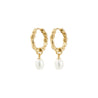 Pilgrim Jewellery Jewellery gold Pilgrim Shift Pearl Earrings Gold Plated
