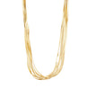 Pilgrim Jewellery Jewellery gold plate Pilgrim Kira Recycled Necklace Gold Plate | Dalston clothing