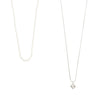 Pilgrim Jewellery Jewellery silver Pilgrim Arlet Necklace 2 in 1 Set Silver Plated | Dalston clothing