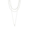 Pilgrim Jewellery Jewellery silver Pilgrim Baker Necklace 3 in 1 Set Silver Plated