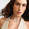 Pilgrim Jewellery Jewellery silver Pilgrim Kira Recycled Necklace Silver Plated  | Dalston clothing