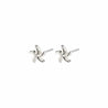 Pilgrim Jewellery Jewellery silver Pilgrim Opal Recycled Starfish Earrings Silver Plated  | Dalston clothing