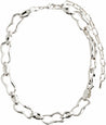 Pilgrim Jewellery Jewellery silver Pilgrim Wave Recycled Necklace Silver Plated | Dalston clothing