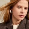 Pilgrim Jewellery Jewellery silver plated Pilgrim Flow Recycled Large Hoops Silver Plated | Dalston clothing
