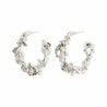 Pilgrim Jewellery Jewellery silver plated Pilgrim Flow Recycled Large Hoops Silver Plated | Dalston clothing